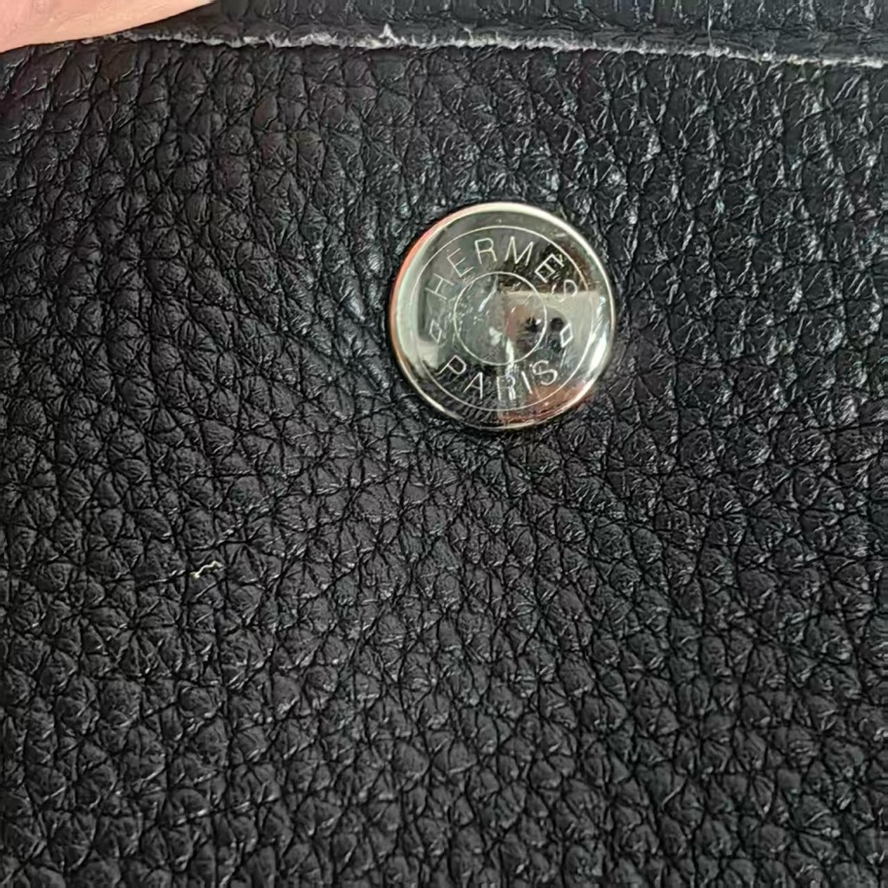 Hermes Garden Party 36 Togo A 2017 Black Silver Hardware Handbag Negonda - Picture 3 of 14